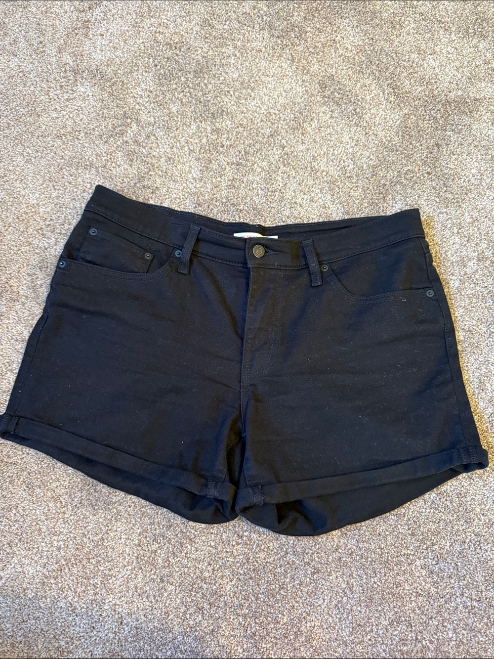 Levi's Black Women's Jean Shorts